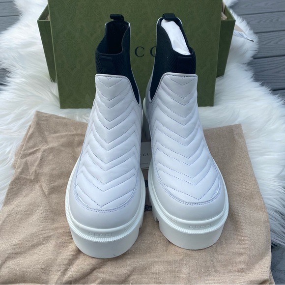 Gucci Leather Ankle Boots - Picture 4 of 9